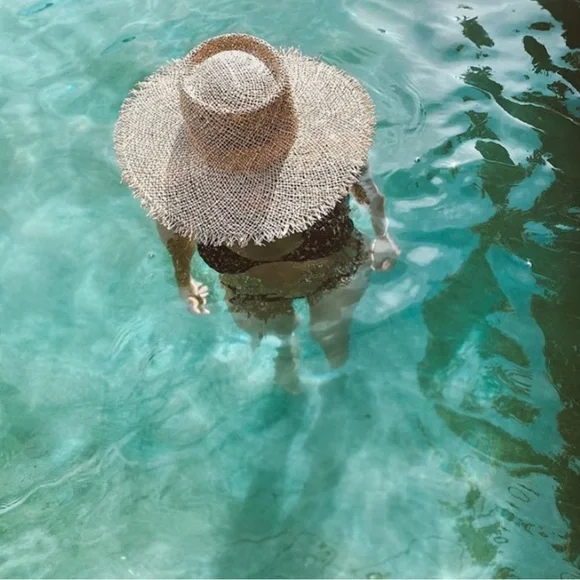 Ubí Organic Summer Braided Sun Hat Wide Brim - Picture 6 of 16